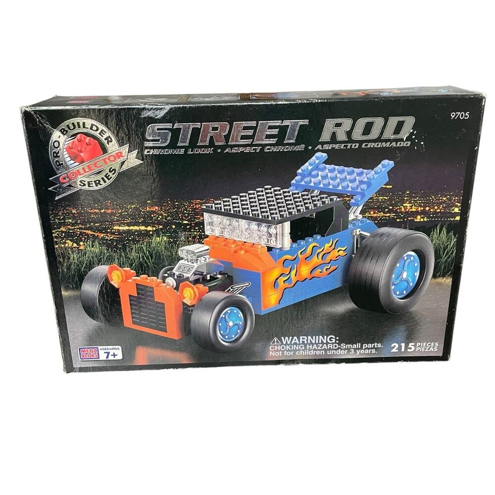 Mega Bloks Pro Builder Street Rod 9705 Collector Series Incomplete READ